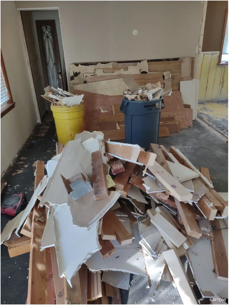bedroom demolition debris st louis missouri